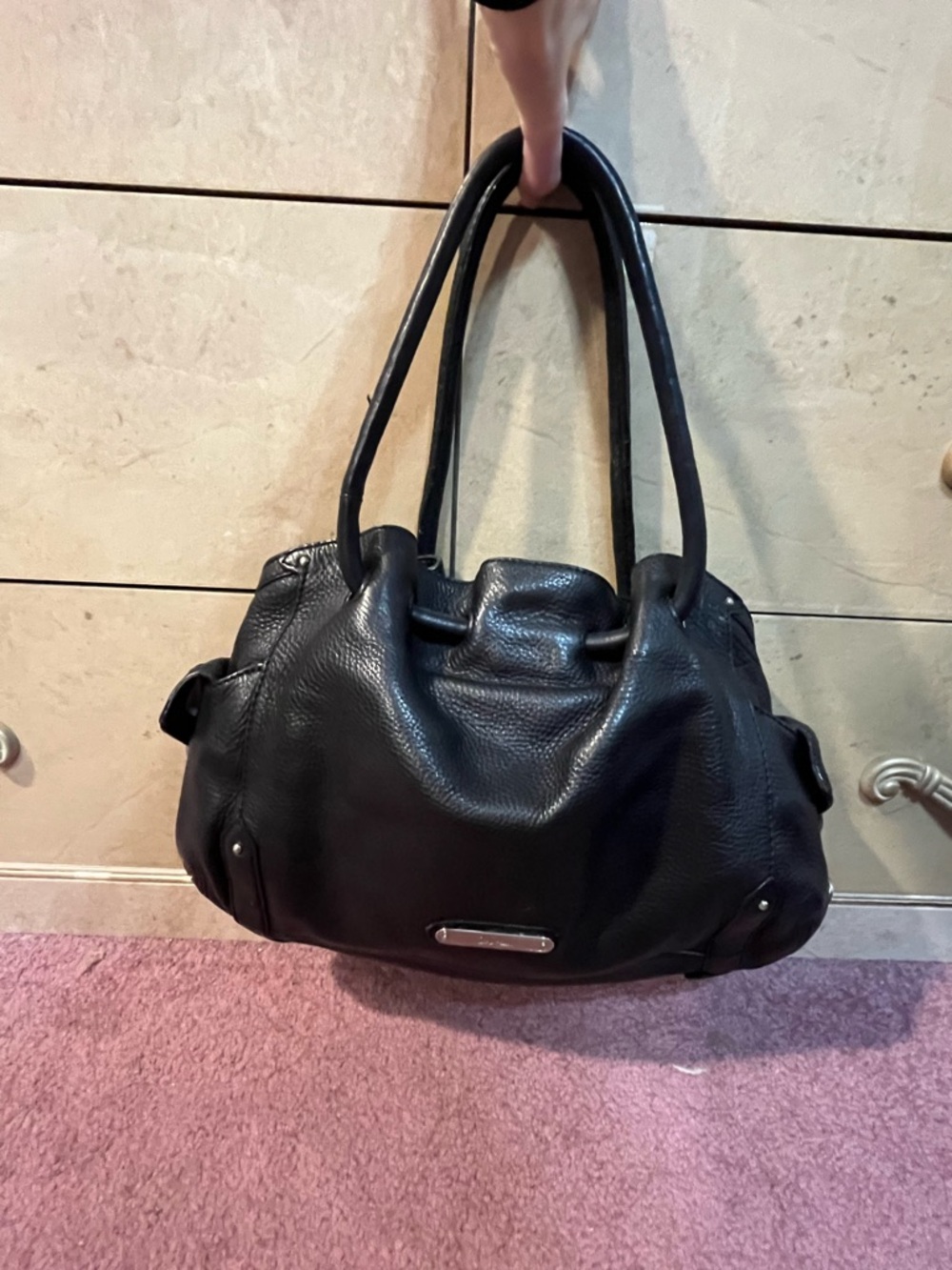 Cole Haan Black Leather Shoulder Bag